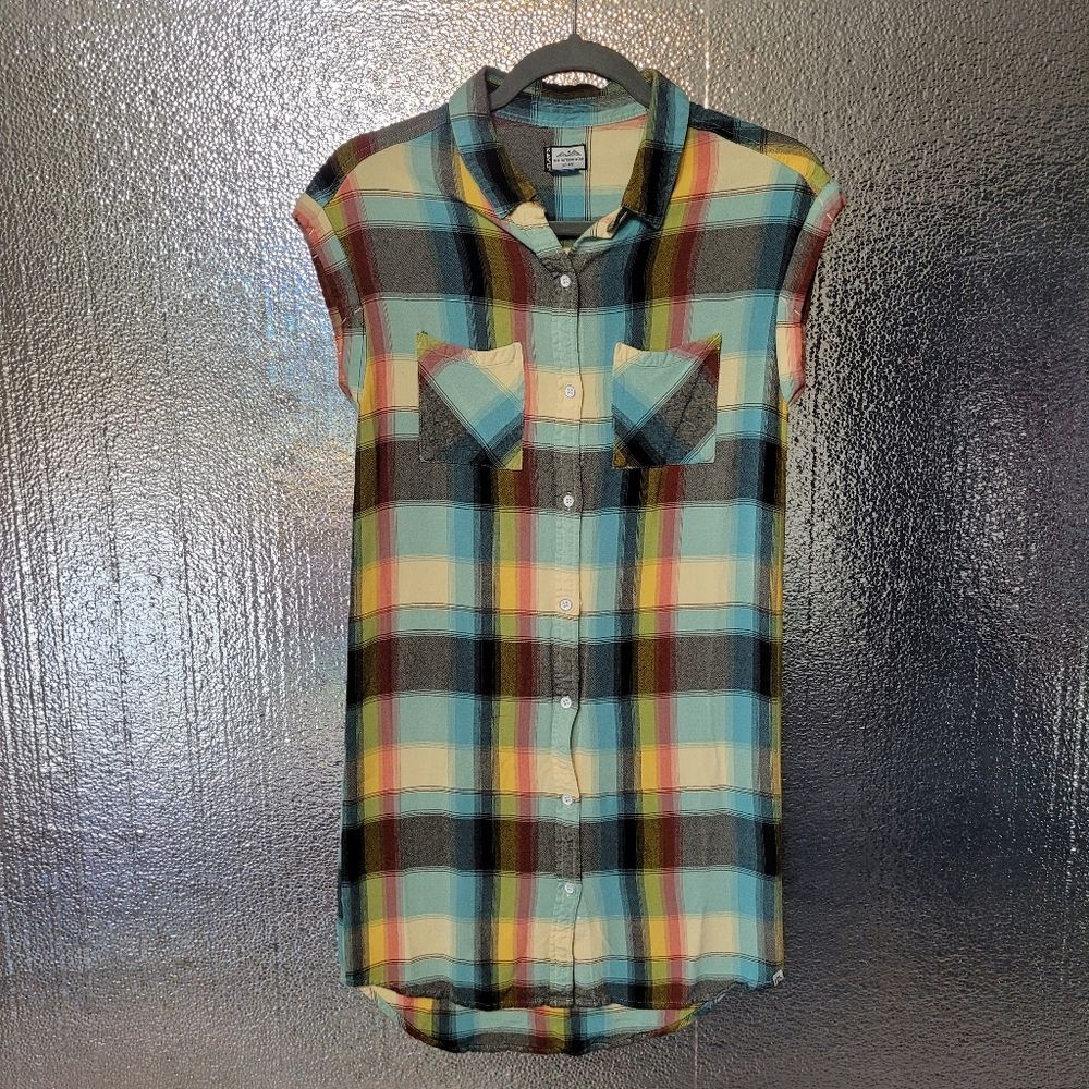Kavu Makayla Flannel tunic Dress Womens  Size Small